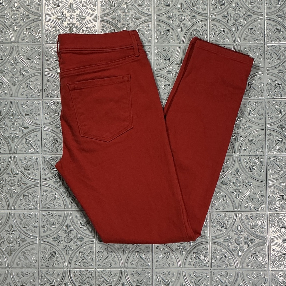 LOFT Women's Red Skinny Jeans Size 4